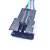 Conector De Engate Rápido 4 vias Macho Fêmea - Imagem 4