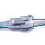 Conector De Engate Rápido 4 vias Macho Fêmea - Imagem 2