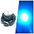 Lâmpada T3 w5w AZUL CRISTAL led T3 painel carro automotiva 12v - Imagem 1