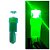 Lampada T5 acrílico VERDE led T5 Painel Carro Moto camarãozinho-unidade - Imagem 3