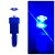 lampada T5 acrílico AZUL Painel Moto Carro Esmagadinha camarãozinho - unidade - Imagem 1