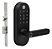 Fechadura Eletrônica Ymc 420w Ziggbe Integrado Preto Fosco - Imagem 2