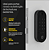 Fechadura Digital Lia Biometria Rolete Preta Fosca com Hub - Imagem 9