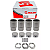 Kit Motor Peugeot/Citroen 1.4 8v Gasolina/Flex Completo Pistão, Pino, Camisa, Anel Suloy - Imagem 1