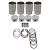 Kit Motor FORD/VW CHT 1.6 Álcool Completo Pistão, Pino, Camisa, Anel Suloy - Imagem 3