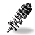 Virabrequim GM 2.2 8V S10 Blazer Omega Vectra Novo STD Devigili - Imagem 3