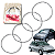 Calço Camisa Citroen C3 1.4 8v Peugeot 1.0 1.4 8v Elring - Imagem 1