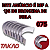 Bronzina de Biela Vw Ap 1.6 1.8 2.0 8V Com Furo Gol Santana Parati Voyage Takao - Imagem 6