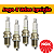 Kit Cabo E Velas Ignição Fiat Fire 1.0 8v Palio Siena Uno Até 2003 Ngk - Imagem 5
