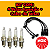 Kit Cabo E Velas Ignição Fiat Fire Mpi 1.3 8v Fiorino Uno 2007 Em Diante Ngk - Imagem 2