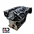 Motor Parcial Hyundai HR 2.5 16v Kia Bongo 2013 a 2020 - bloco virabrequim bielas injetor oleo Mando - Imagem 1