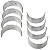 Casquilho fixo de Biela Peugeot 206 207 Hoggar 1.4 8V 206 207 Flex Gasolina com furo - Takao - Imagem 2