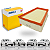 Filtro Ar Motor Vw Ea111 Vht 1.6 8v Gol Fox Saveiro Polo Voyage Mahle - Imagem 1