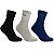 Kit 3 Pares Cano Médio Esportiva - Tam 39 a 42 - Imagem 1