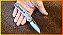 Canivete CJRB Pirita Wharncliffe AR-RPM9 – Cabo de Aço Inoxidável com Rolamentos Cerâmicos (19cm) - Imagem 4