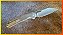 Canivete CJRB Pirita Wharncliffe AR-RPM9 – Cabo de Aço Inoxidável com Rolamentos Cerâmicos (22cm) - Imagem 1