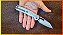 Canivete CJRB Pirita Wharncliffe AR-RPM9 – Cabo de Aço Inoxidável com Rolamentos Cerâmicos (22cm) - Imagem 3
