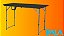 Mesa Dobrável Camper 120cm Preta Kala – Portátil e Resistente - Imagem 1