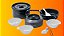 Conjunto Panela 2 Peças + Chaleira Camping Ultraleve Hawapi Preto - Imagem 2