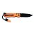 Canivete Ganzo G7453P Laranja Aço 440C com Apito - Imagem 4