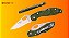 Canivete Ganzo Firebird F759M Verde Aço Inox Cabo G10 - Imagem 2