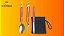 Conjunto de Talheres Trekker Guepardo Dobrável com Estojo - Imagem 1