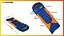 Saco de Dormir NTK Freedom -3,5°C Envelope Azul Laranja - Imagem 2