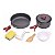 Conjunto de Panelas Camp 2 NTK 7 Peças Compacto Camping - Imagem 1