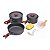 Conjunto de Panelas Camp 3 NTK 9 Peças Completo Camping - Imagem 1