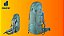 Mochila Deuter Tour Lite 50+10 Trekking Cargueira Verde - Imagem 1