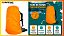 Mochila NTK Cargo Air X 40+5L com Capa de Chuva - Imagem 4