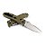 Canivete Dobrável Ganzo G704 Verde com Cabo G10 e Trava Axis Lock - Imagem 3