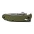 Canivete Dobrável Ganzo G704 Verde com Cabo G10 e Trava Axis Lock - Imagem 4