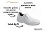 Sapato Branco Unissex SS62 Microfibra Conforto Antiderrapante - Imagem 3