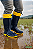 Bota PVC Impermeável Azul com Polaina e Sola Antiderrapante - CA 49855 INNPRO - Imagem 3