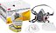 KIT RESPIRADOR SEMI FACIAL 6200 C/ CARTUCHO DE FILTROS 6003 - MARCA 3M - TAM M - Imagem 1