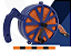 Recolhedor Fita Zebrada 50mm x 40m Restart RB5850 EPI - Imagem 1