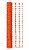 TELA TAPUME 1.20 X 50M LARANJA - CERQUITE PARA OBRA E CONSTRUÇÃO - MARCA PLASTCOR - MODELO TELAPLAST - COD 700.00999 - Imagem 1
