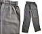 CALÇA UNIFORME – BRIM PESADO - COM ELASTICO E BOLSOS - CINZA - Imagem 1