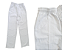 CALÇA UNIFORME – BRIM PESADO - COM ELASTICO E BOLSOS - BRANCA - Imagem 1