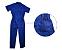 MACACÃO UNIFORME BRIM - MANGA CURTA - AZUL - Imagem 2