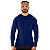 Camiseta Térmica Skin New Poker – Segunda Pele - Cor Azul Marinho - Imagem 2