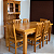 Conjunto de Jantar Rústico Mesa Mineira com 6 cadeiras em Madeira Maciça de Demolição - Imagem 2