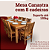 Conjunto de Jantar Rústico Mesa Canastra com 8 Cadeiras em Madeira Maciça de Demolição - Imagem 2