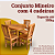Conjunto de Jantar Rústico Mesa Mineira com 4 Cadeiras em Madeira Maciça de Demolição - Imagem 2