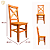 Kit com 4 Cadeiras Rústicas Capitólio em Madeira Maciça de Demolição - Imagem 4
