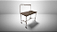 Mesa instrumental Inox com Varal - Imagem 4