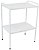 Mesa Auxiliar em Pintura Epóxi 40x60x80cm com Ponteira - Imagem 1