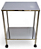 Mesa Auxiliar em Aço Inox L.60 x C.60 x A.75cm com Rodizio - Imagem 1
