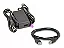 Fonte + Cabo Usb P/ Impressora Hp 2546 Deskjet 22v Plug Roxo - Imagem 2